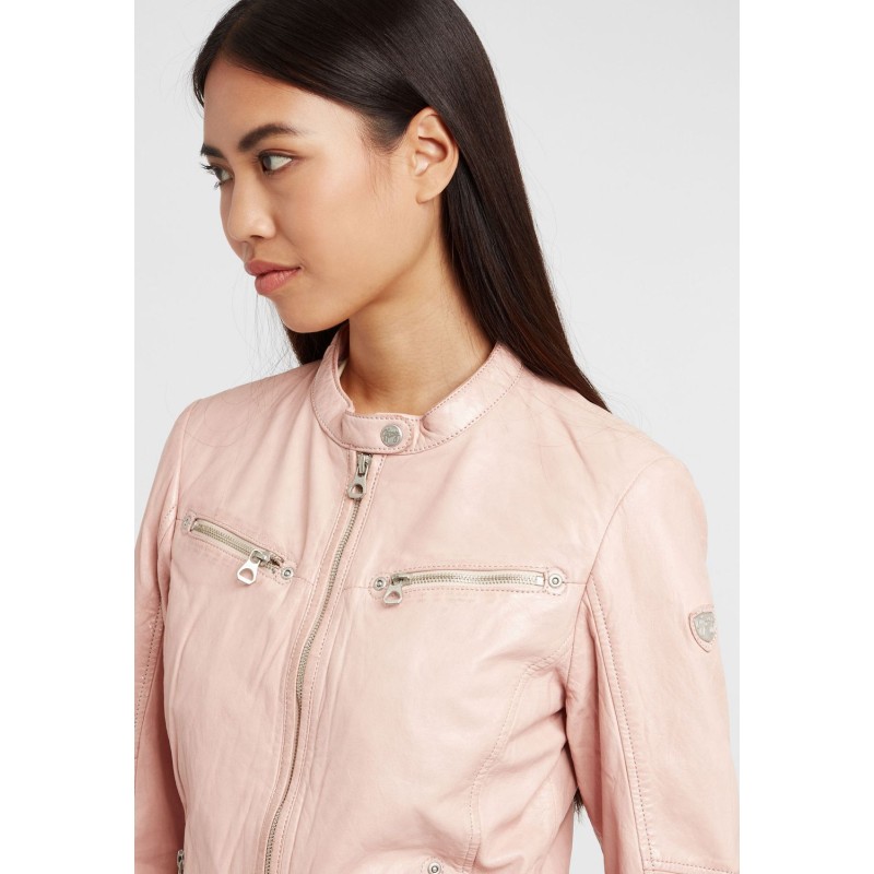 Geaca de Piele Dama Gipsy Roz Deschis GGCharlee LAORV – IMBRACAMINTE