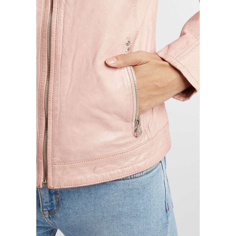 Geaca de Piele Dama Gipsy Roz Deschis GGCharlee LAORV – IMBRACAMINTE