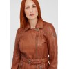 Geaca Lunga de Piele Naturala Dama Gipsy Coniac GGDenna LEGV Geaca Lunga de Piele Naturala Dama Gipsy Coniac GGDenna LEGV - readytowear.ro