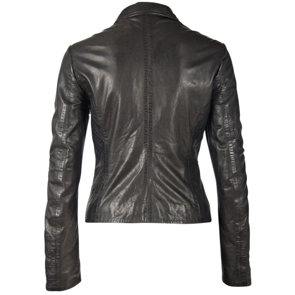 Geaca de Piele Dama Gipsy Neagra GGEvely NSLONTV – IMBRACAMINTE — fotografia 2