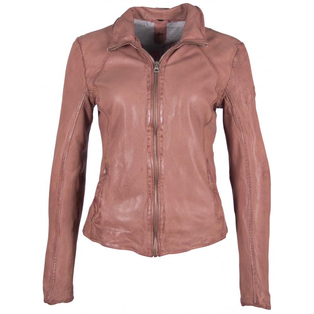Geaca de Piele Naturala Dama Gipsy Roz Prafuit GGEyla LVTW Geaca de Piele Naturala Dama Gipsy Roz Prafuit GGEyla LVTW - readytowear.ro