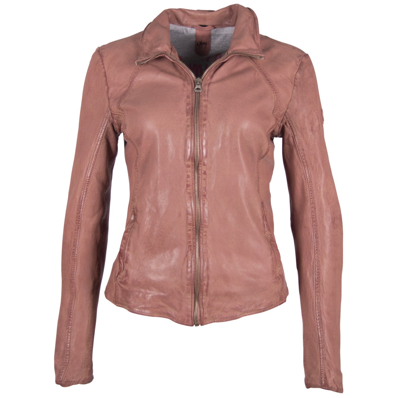 Geaca de Piele Naturala Dama Gipsy Roz Prafuit GGEyla LVTW – IMBRACAMINTE Geaca de Piele Naturala Dama Gipsy Roz Prafuit GGEyla LVTW – IMBRACAMINTE