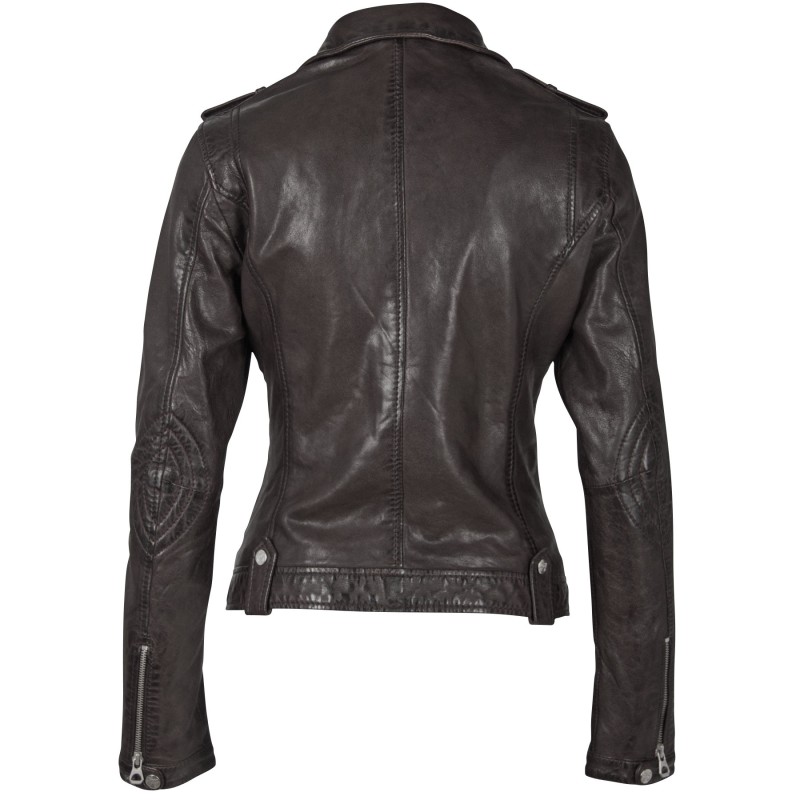 Geaca de Piele Naturala Dama Gipsy Neagra GGFamos LAMAXV – IMBRACAMINTE