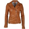 Geaca de Piele Naturala Dama Gipsy Coniac GGFamos LAMAXV - readytowear