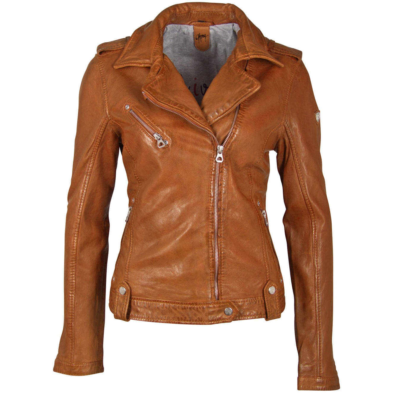 Geaca de Piele Naturala Dama Gipsy Coniac GGFamos LAMAXV – IMBRACAMINTE Geaca de Piele Naturala Dama Gipsy Coniac GGFamos LAMAXV – IMBRACAMINTE