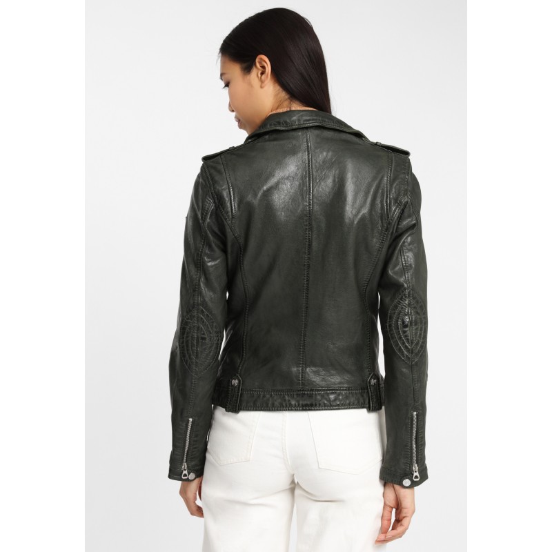 Geaca de Piele Naturala Dama Gipsy Verde Inchis GGFamos LAMAXV – IMBRACAMINTE Geaca de Piele Naturala Dama Gipsy Verde Inchis GGFamos LAMAXV – IMBRACAMINTE