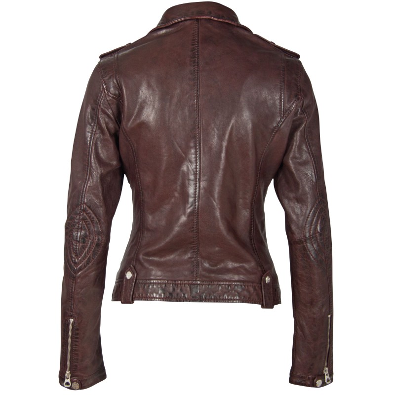 Geaca de Piele Dama Gipsy Visinie GGFamos LAMAXV – IMBRACAMINTE Geaca de Piele Dama Gipsy Visinie GGFamos LAMAXV – IMBRACAMINTE