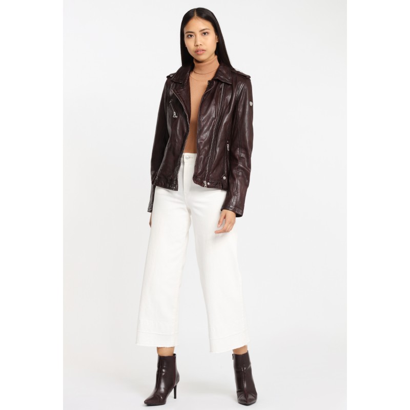 Geaca de Piele Dama Gipsy Visinie GGFamos LAMAXV – IMBRACAMINTE Geaca de Piele Dama Gipsy Visinie GGFamos LAMAXV – IMBRACAMINTE