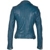 Geaca de Piele Dama Gipsy Albastra GGFamos LAMAXV geci de piele - readytowear.ro