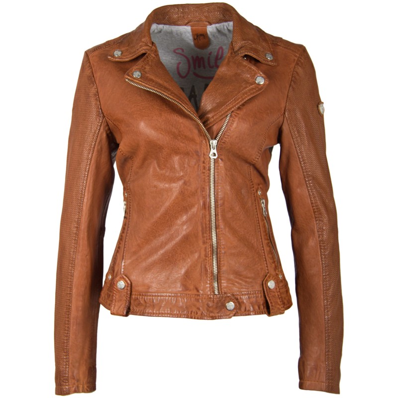 Geaca de Piele Naturala Dama Gipsy Coniac GGFavour LAMAXV – IMBRACAMINTE Geaca de Piele Naturala Dama Gipsy Coniac GGFavour LAMAXV – IMBRACAMINTE