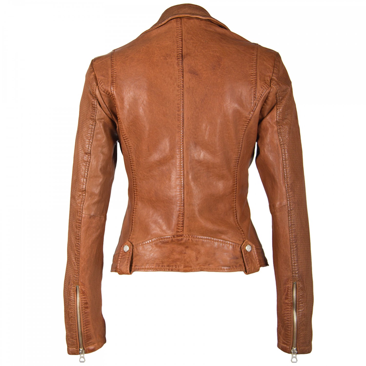 Geaca de Piele Naturala Dama Gipsy Coniac GGFavour LAMAXV – IMBRACAMINTE