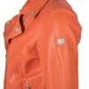 Geaca de Piele Dama Gipsy Portocalie GGFavour LAMAXV geci de piele - readytowear.ro