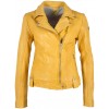 Geaca de Piele Naturala Dama Gipsy Galbena GGFavour LAMAXV - readytowear