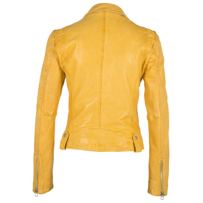 Geaca de Piele Naturala Dama Gipsy Galbena GGFavour LAMAXV – IMBRACAMINTE Geaca de Piele Naturala Dama Gipsy Galbena GGFavour LAMAXV – IMBRACAMINTE