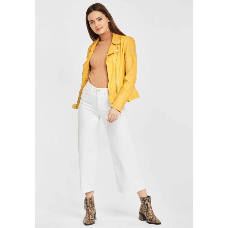 Geaca de Piele Naturala Dama Gipsy Galbena GGFavour LAMAXV – IMBRACAMINTE Geaca de Piele Naturala Dama Gipsy Galbena GGFavour LAMAXV – IMBRACAMINTE