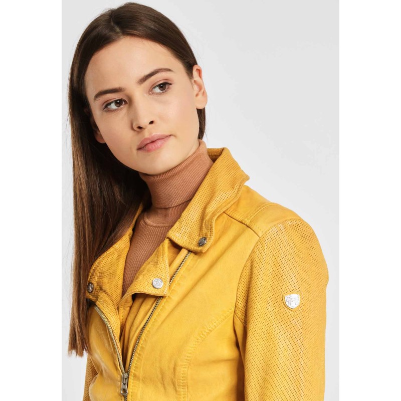 Geaca de Piele Naturala Dama Gipsy Galbena GGFavour LAMAXV – IMBRACAMINTE Geaca de Piele Naturala Dama Gipsy Galbena GGFavour LAMAXV – IMBRACAMINTE