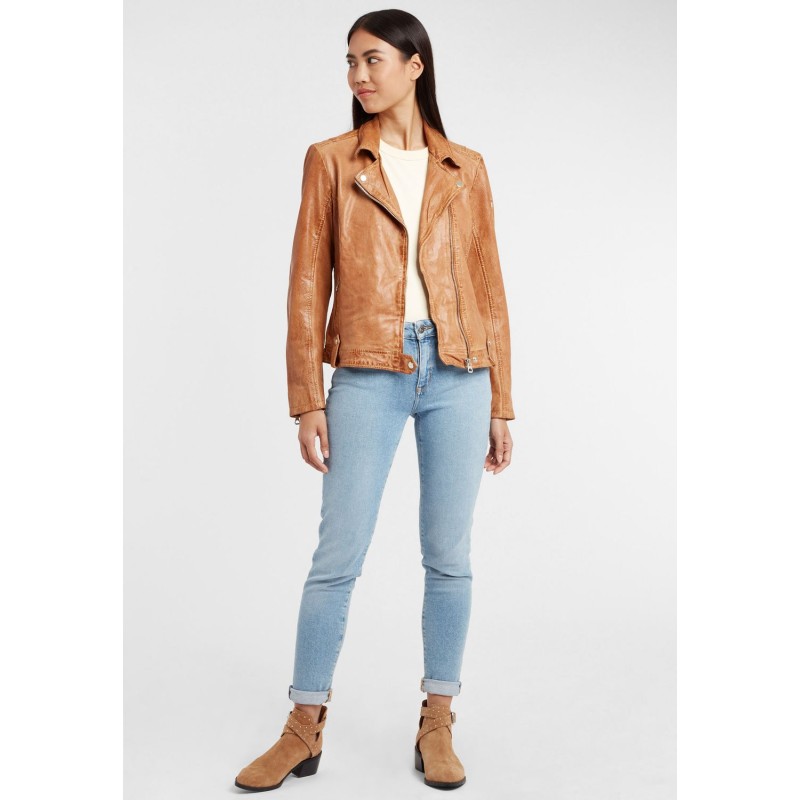 Geaca de Piele Dama Gipsy Camel GGFavour S21 LAMAXV – IMBRACAMINTE Geaca de Piele Dama Gipsy Camel GGFavour S21 LAMAXV – IMBRACAMINTE