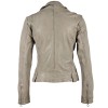 Geaca de Piele Dama Gipsy Gri GGFavour S21 LAMAXV geci de piele - readytowear.ro
