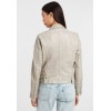 Geaca de Piele Dama Gipsy Gri GGFavour S21 LAMAXV geci de piele - readytowear.ro