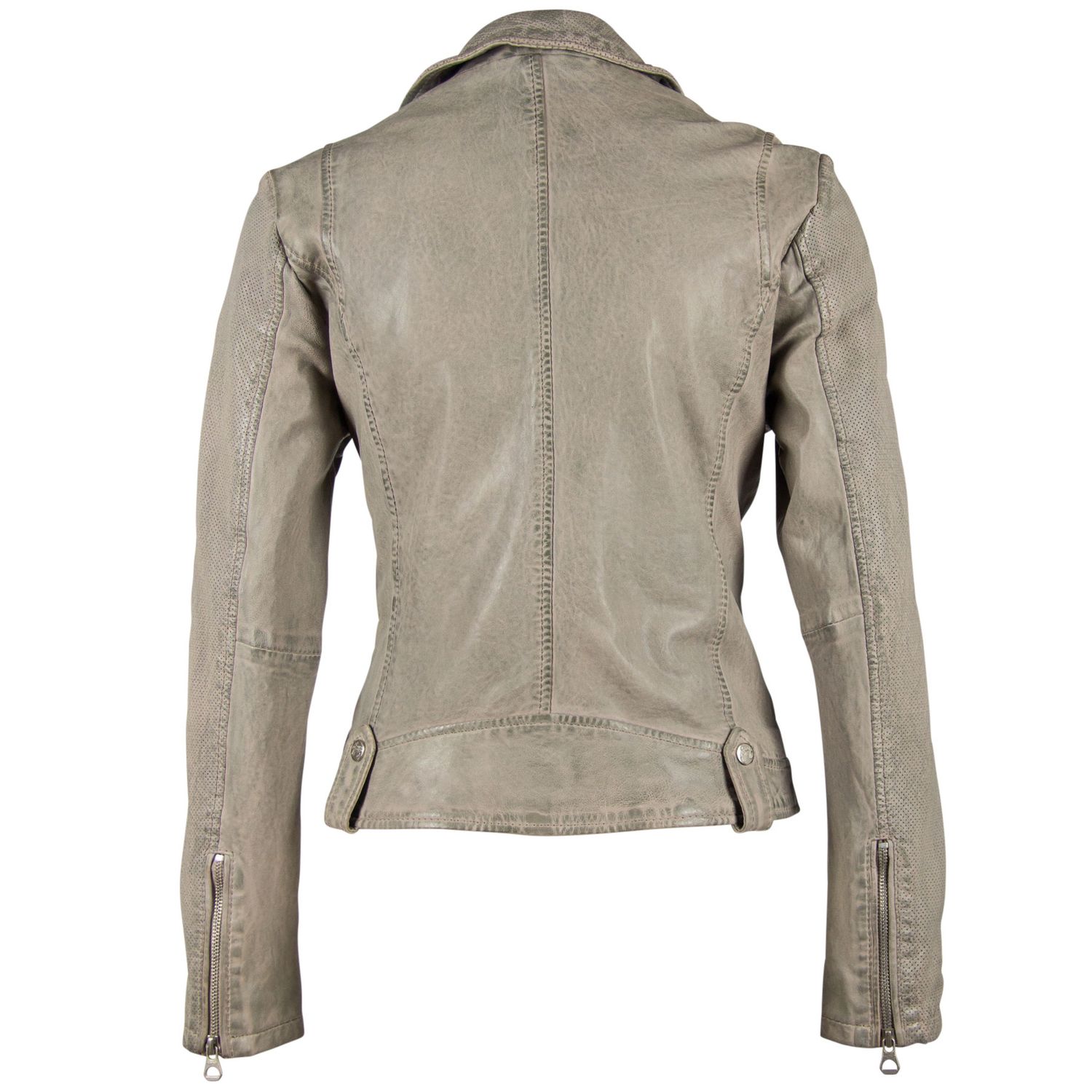 Geaca de Piele Dama Gipsy Gri GGFavour S21 LAMAXV – IMBRACAMINTE