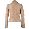 Geaca de Piele Dama Gipsy Alb Ivoriu GGFavour S21 LAMAXV geci de piele - readytowear.ro