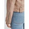Geaca de Piele Dama Gipsy Alb Ivoriu GGFavour S21 LAMAXV geci de piele - readytowear.ro