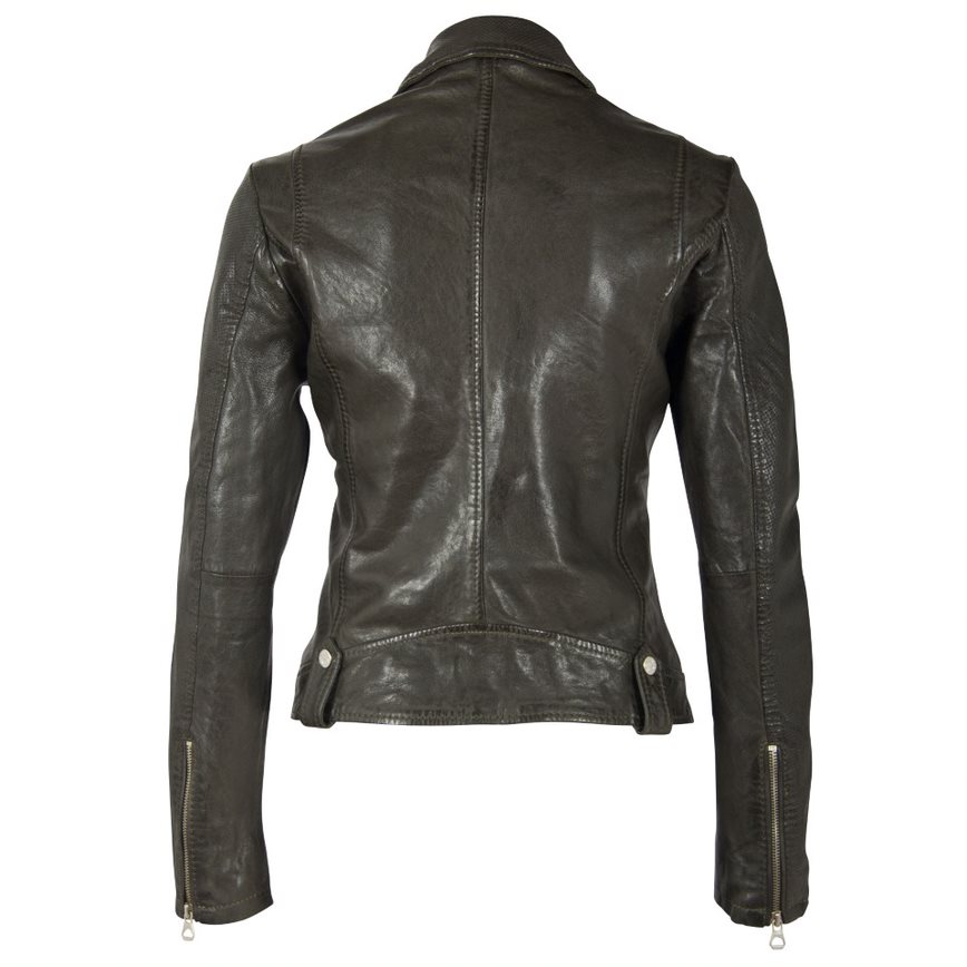 Geaca de Piele Naturala Dama Gipsy Olive GGFavour S21 LAMAXV – IMBRACAMINTE