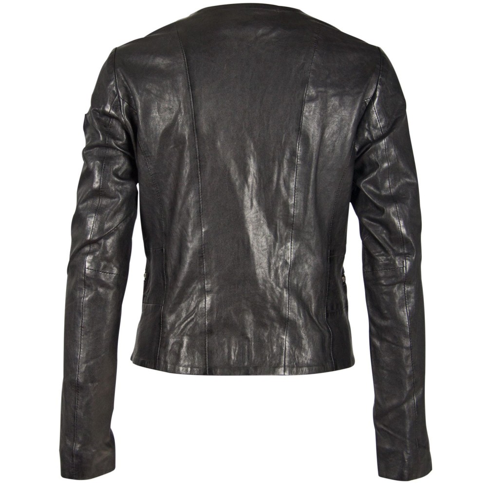 Geaca de Piele Naturala Dama Gipsy Neagra GGGiana NSLONTV Geaca de Piele Naturala Dama Gipsy Neagra GGGiana NSLONTV - readytowear.ro