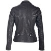 Geaca de Piele Naturala Dama Gipsy Negru/Albastru GGLyvia LAMAXV Geaca de Piele Naturala Dama Gipsy Negru/Albastru GGLyvia LAMAXV - readytowear.ro