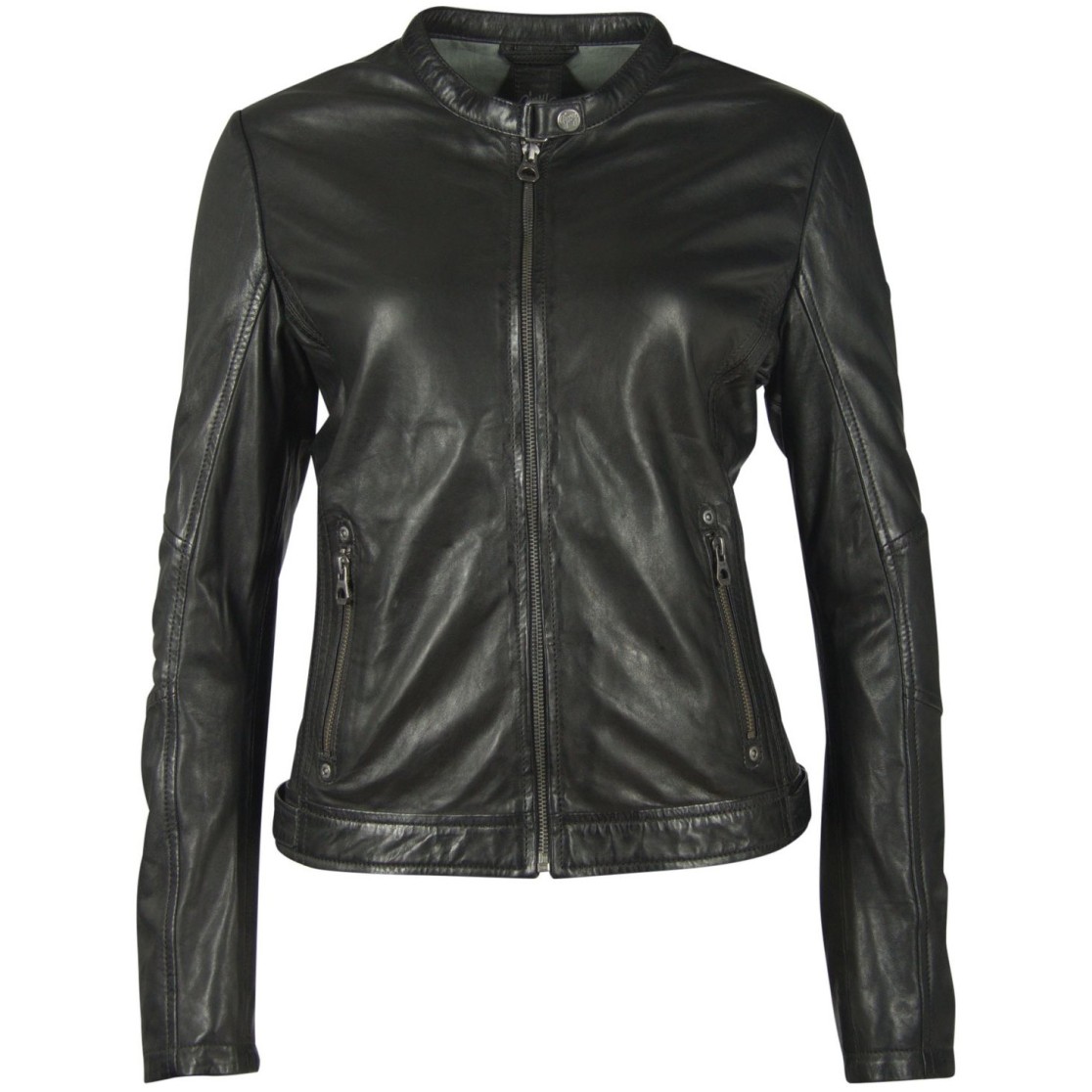 Geaca de Piele Dama Gipsy Neagra GGMieke NSLONTV – IMBRACAMINTE