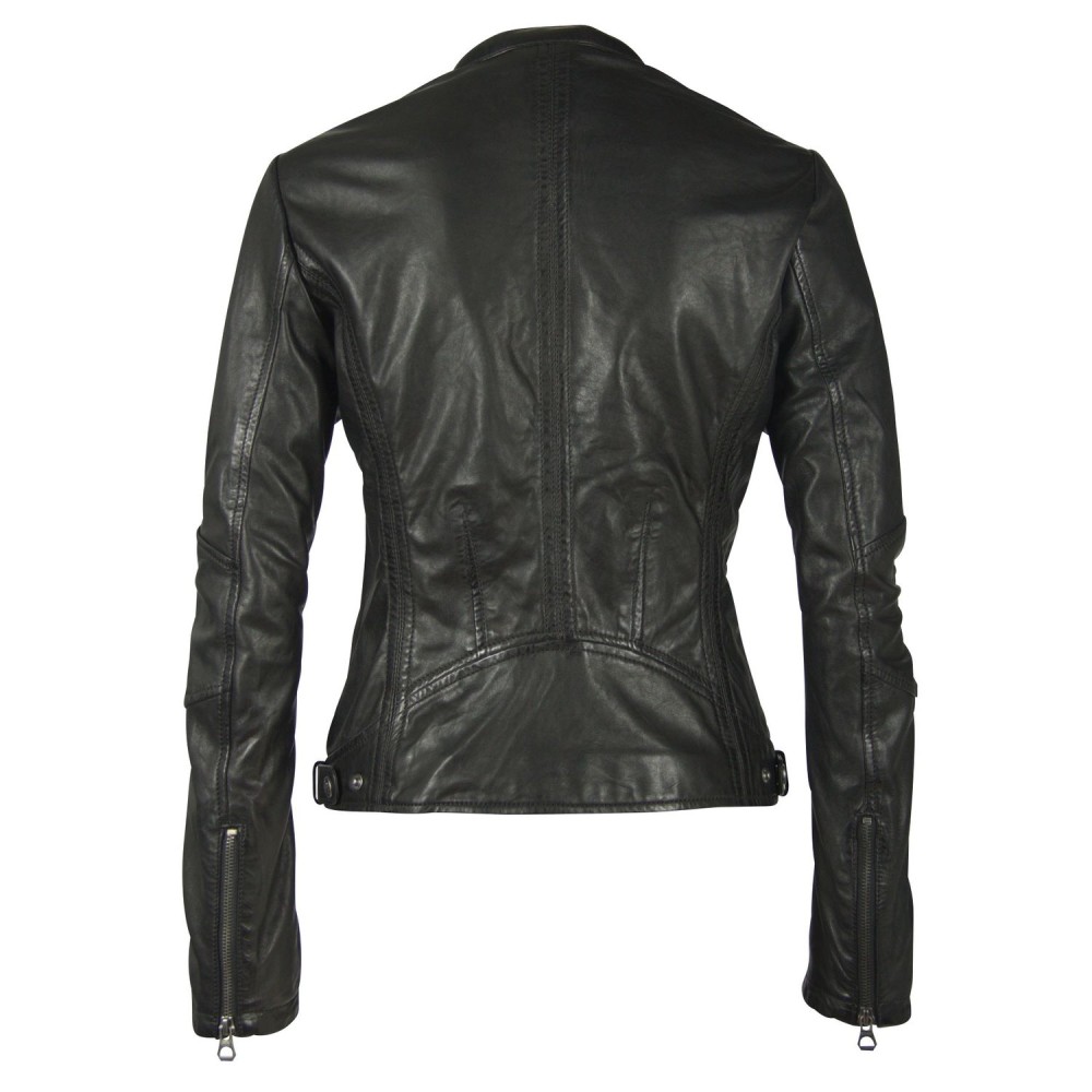Geaca de Piele Dama Gipsy Neagra GGMieke NSLONTV geci de piele - readytowear.ro