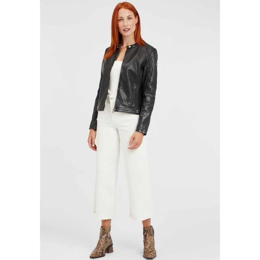 Geaca de Piele Dama Gipsy Neagra GGMieke NSLONTV geci de piele - readytowear.ro