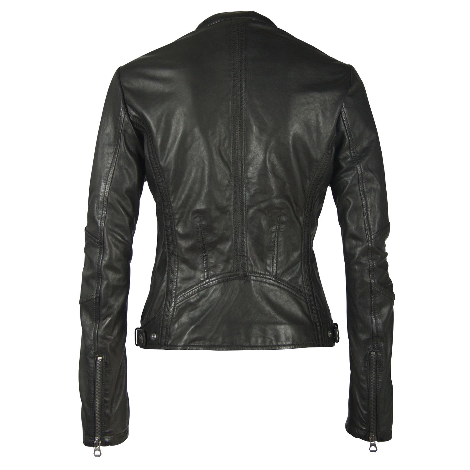 Geaca de Piele Dama Gipsy Neagra GGMieke NSLONTV – IMBRACAMINTE