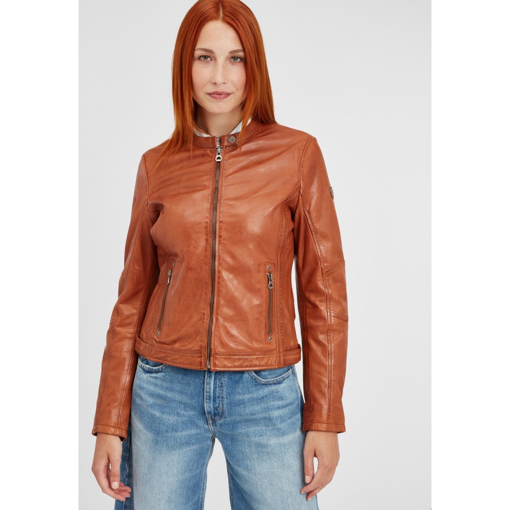 Geaca de Piele Naturala Dama Gipsy Coniac GGMieke NSLONTV – IMBRACAMINTE Geaca de Piele Naturala Dama Gipsy Coniac GGMieke NSLONTV – IMBRACAMINTE