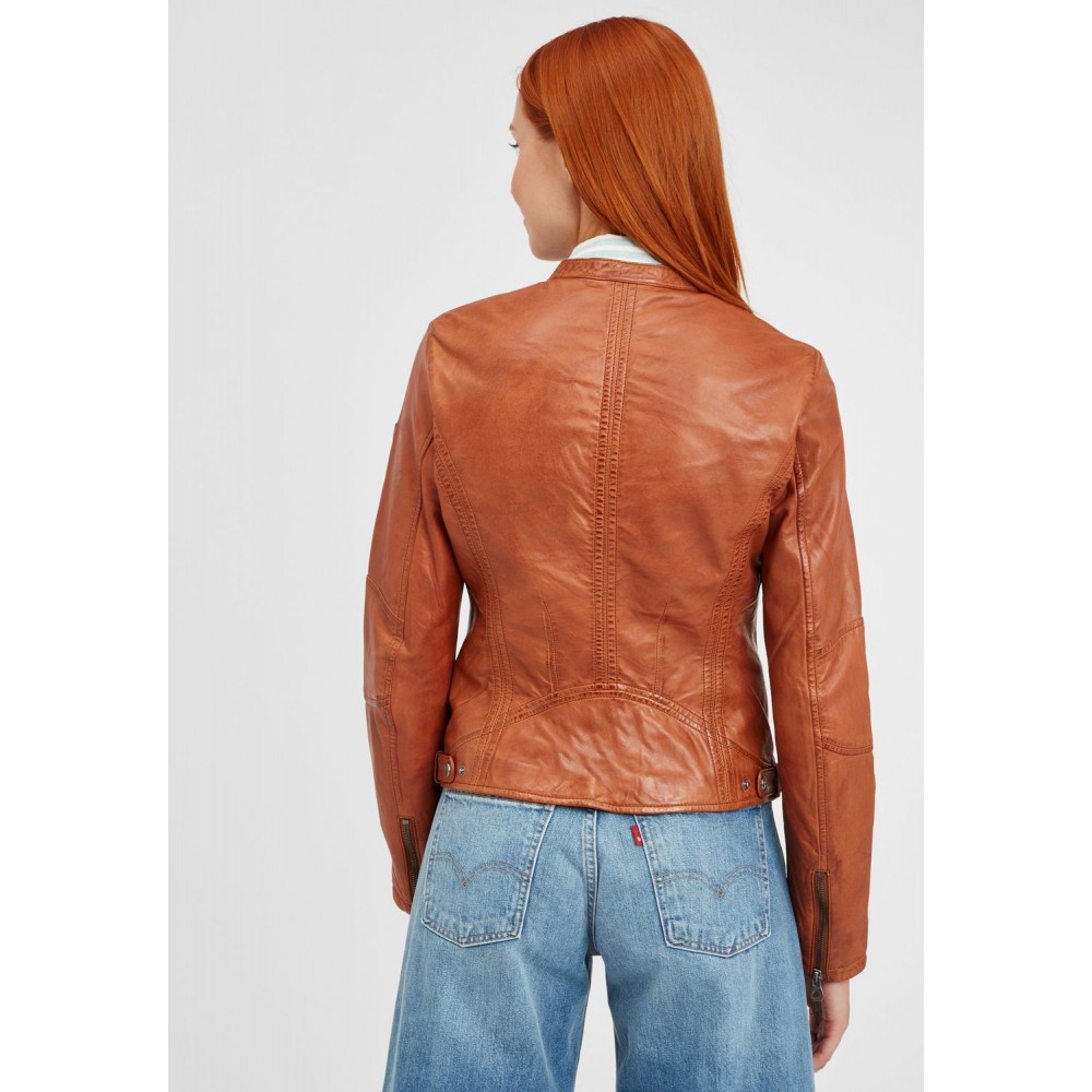 Geaca de Piele Naturala Dama Gipsy Coniac GGMieke NSLONTV Geaca de Piele Naturala Dama Gipsy Coniac GGMieke NSLONTV - readytowear.ro