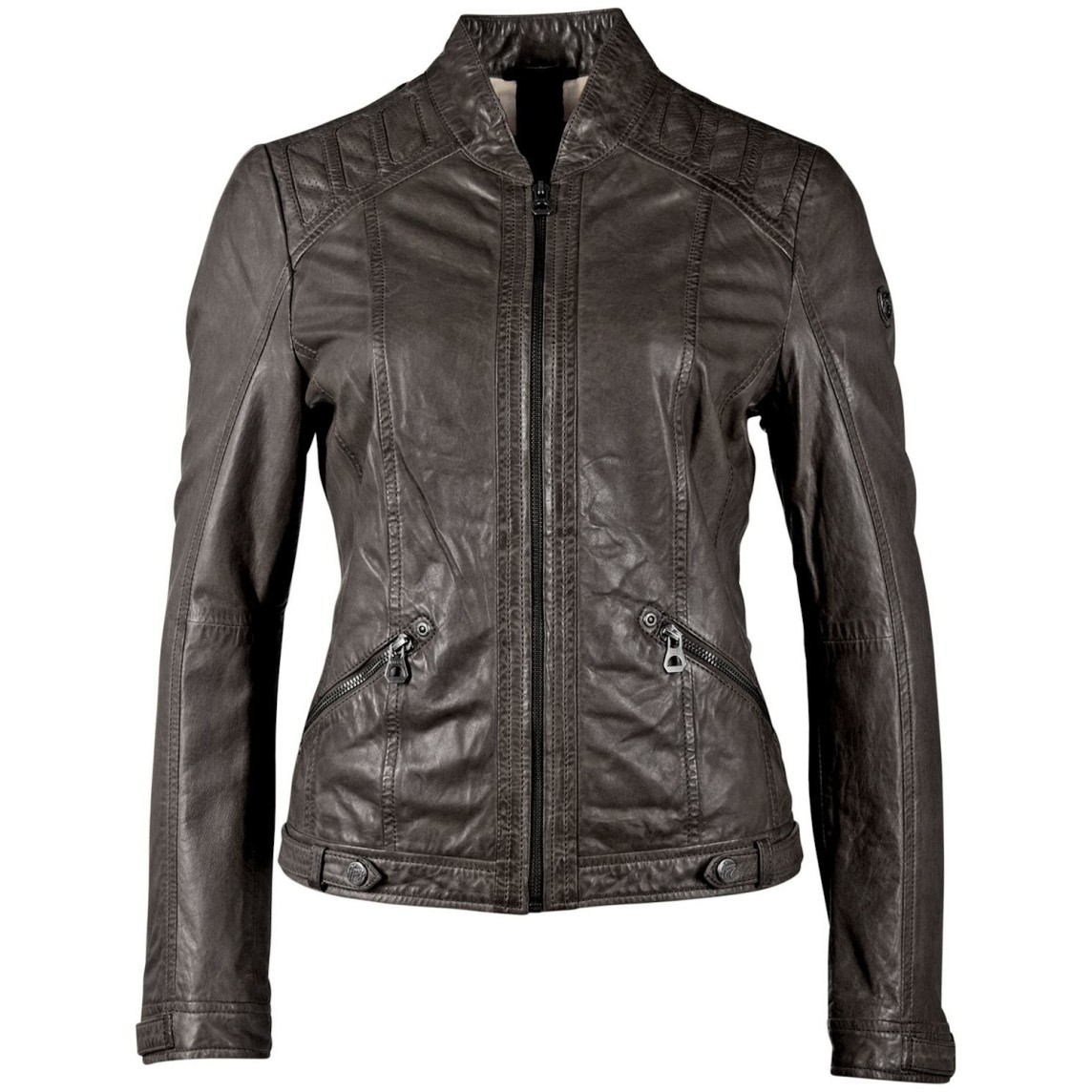 Geaca de Piele Naturala Dama Gipsy Neagra GGMija LAFLOV – IMBRACAMINTE