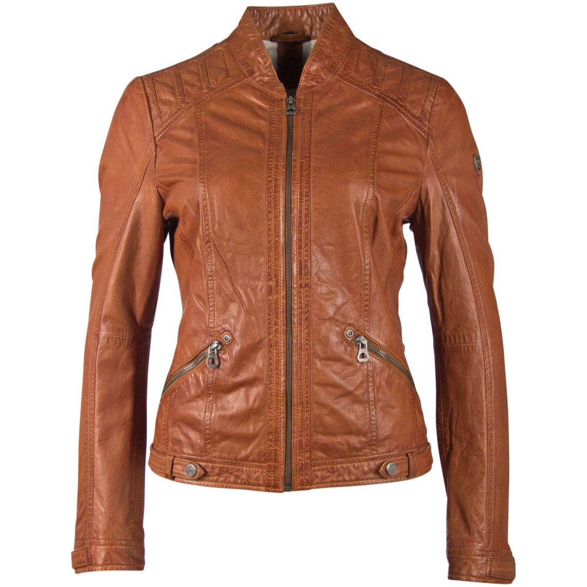 Geaca de Piele Naturala Dama Gipsy Coniac GGMija LAFLOV – IMBRACAMINTE Geaca de Piele Naturala Dama Gipsy Coniac GGMija LAFLOV – IMBRACAMINTE