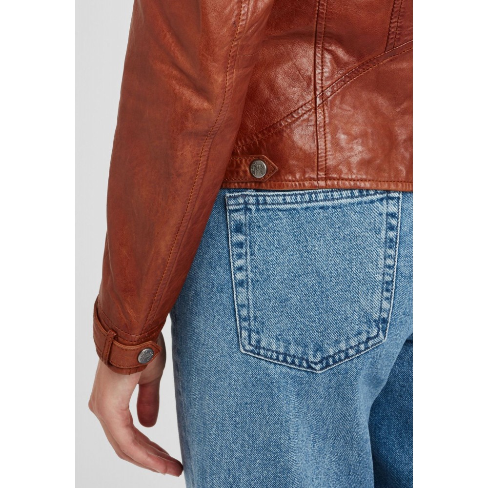 Geaca de Piele Naturala Dama Gipsy Coniac GGMija LAFLOV Geaca de Piele Naturala Dama Gipsy Coniac GGMija LAFLOV - readytowear.ro