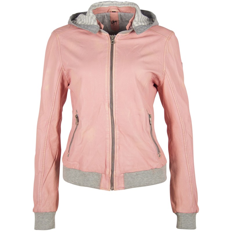 Geaca de Piele Naturala Dama Gipsy Roz GGMoxi LULV – IMBRACAMINTE Geaca de Piele Naturala Dama Gipsy Roz GGMoxi LULV – IMBRACAMINTE