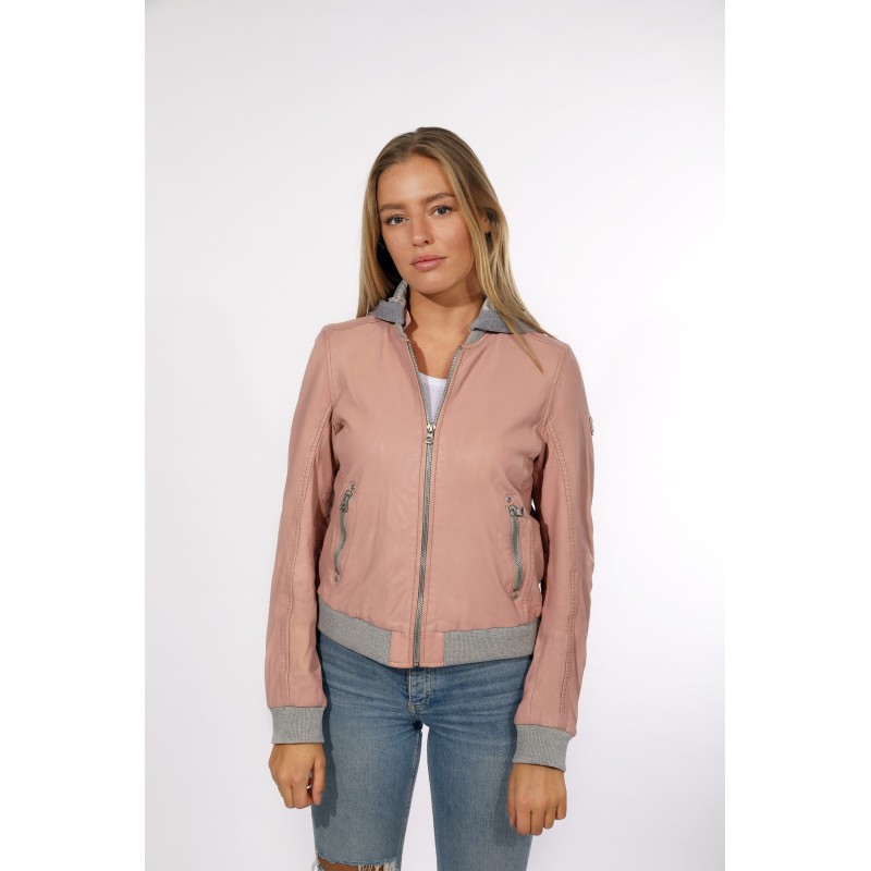 Geaca de Piele Naturala Dama Gipsy Roz GGMoxi LULV – IMBRACAMINTE Geaca de Piele Naturala Dama Gipsy Roz GGMoxi LULV – IMBRACAMINTE