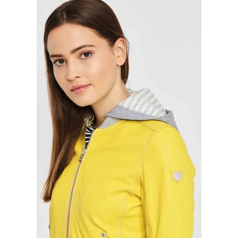 Geaca de Piele Naturala Dama Gipsy Galbena GGMoxi LULV – IMBRACAMINTE Geaca de Piele Naturala Dama Gipsy Galbena GGMoxi LULV – IMBRACAMINTE