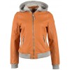Geaca de Piele Naturala Dama Gipsy Portocalie GGMoxi S21 LULV Geaca de Piele Naturala Dama Gipsy Portocalie GGMoxi S21 LULV - readytowear