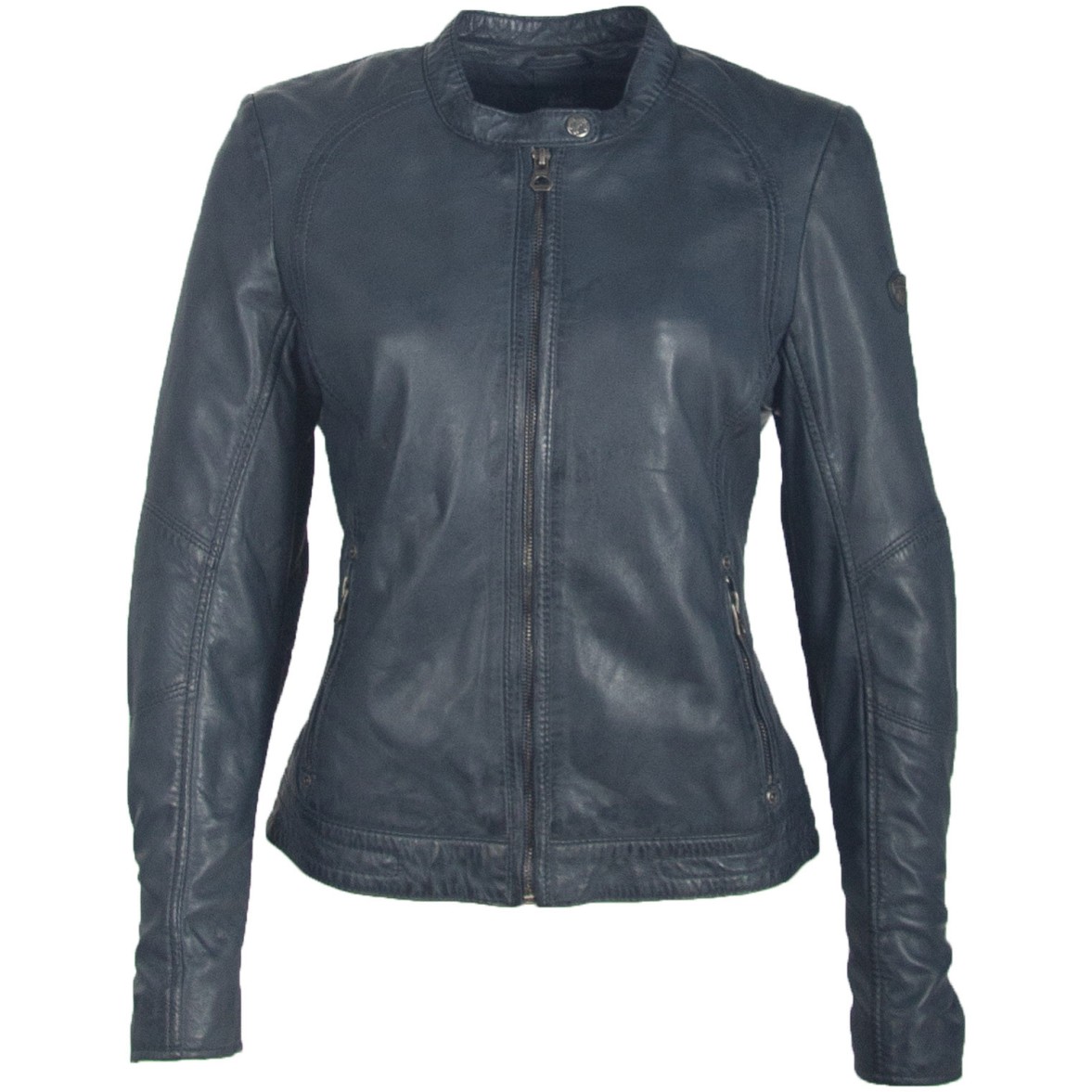 Geaca de Piele Naturala Dama Gipsy Bleumarin GGNidel LAMAS – IMBRACAMINTE