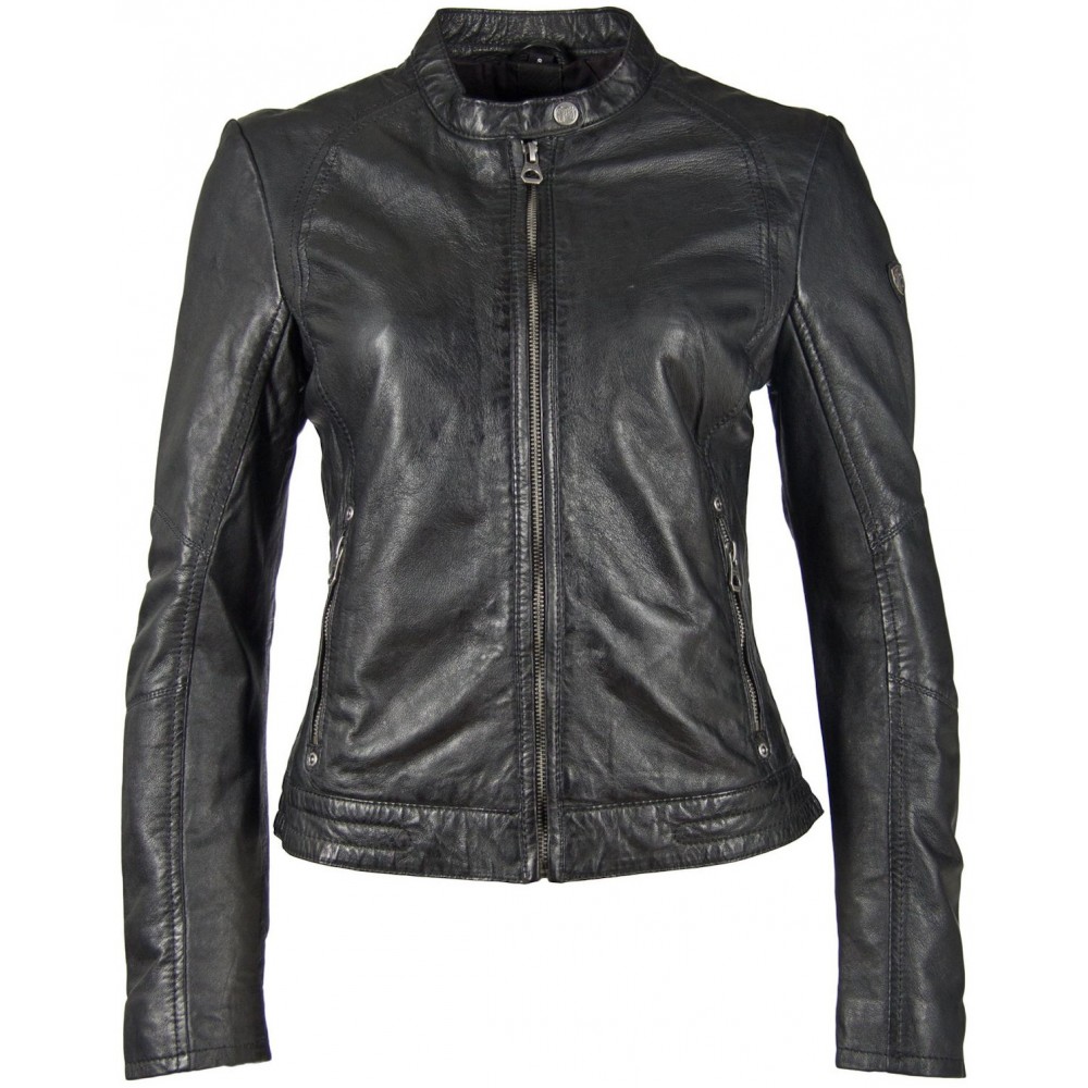 Geaca de Piele Naturala Dama Gipsy Neagra GGNidel LAMAS Geaca de Piele Naturala Dama Gipsy Neagra GGNidel LAMAS - readytowear.ro