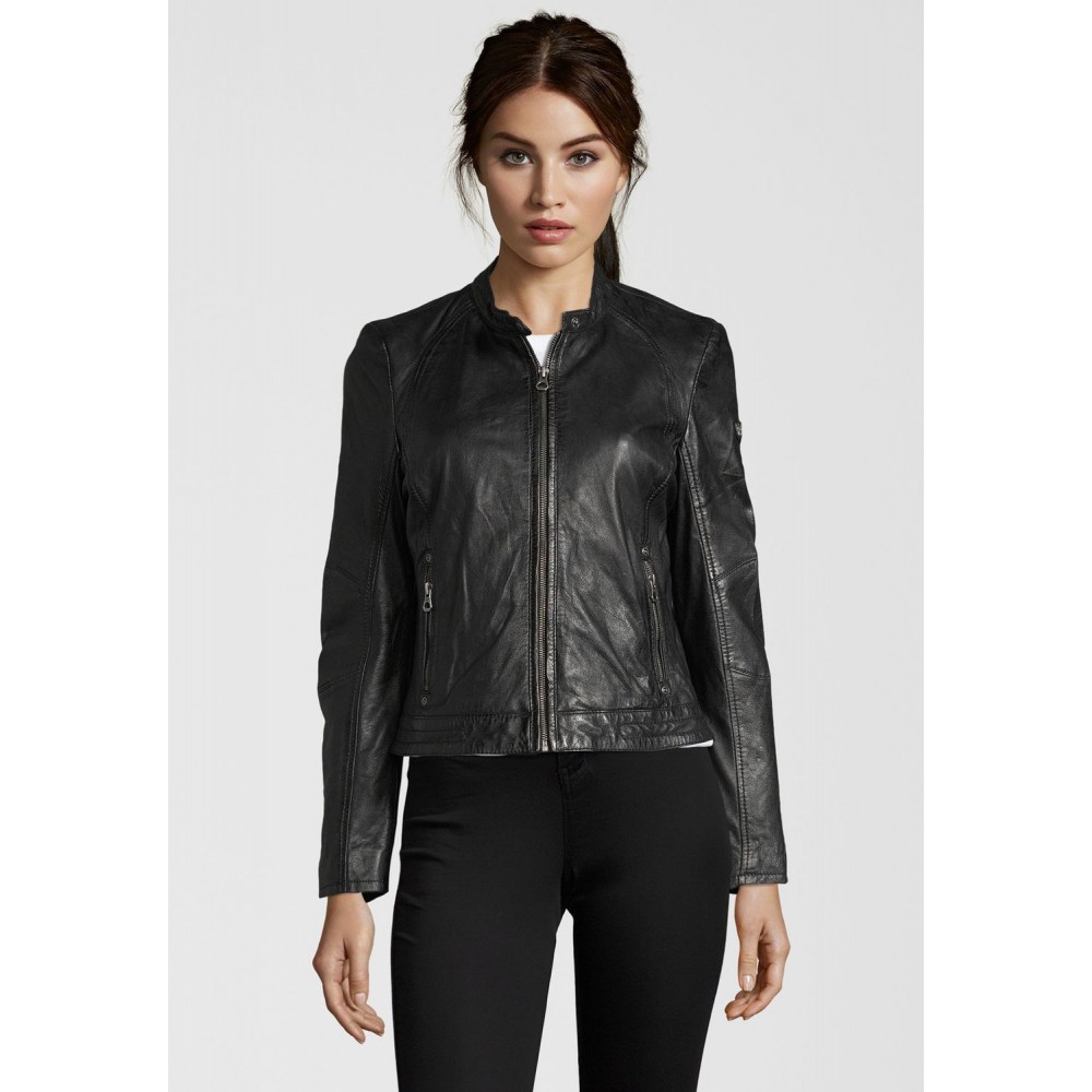 Geaca de Piele Naturala Dama Gipsy Neagra GGNidel LAMAS Geaca de Piele Naturala Dama Gipsy Neagra GGNidel LAMAS - readytowear.ro