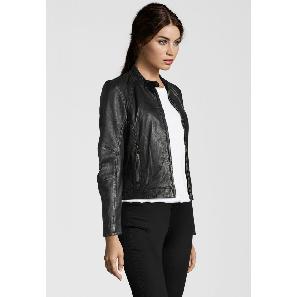 Geaca de Piele Naturala Dama Gipsy Neagra GGNidel LAMAS Geaca de Piele Naturala Dama Gipsy Neagra GGNidel LAMAS - readytowear.ro