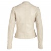 Geaca de Piele Dama Gipsy Alb Murdar GGNidel LAMAS geci de piele - readytowear.ro