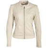 Geaca de Piele Dama Gipsy Alb Murdar GGNidel LAMAS - readytowear