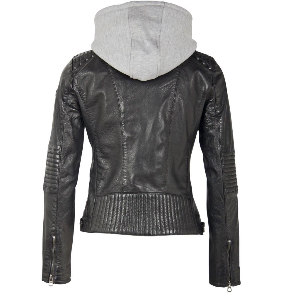 Geaca de Piele Naturala Dama Gipsy Neagra GGNilsa NZLV Geaca de Piele Naturala Dama Gipsy Neagra GGNilsa NZLV - readytowear.ro