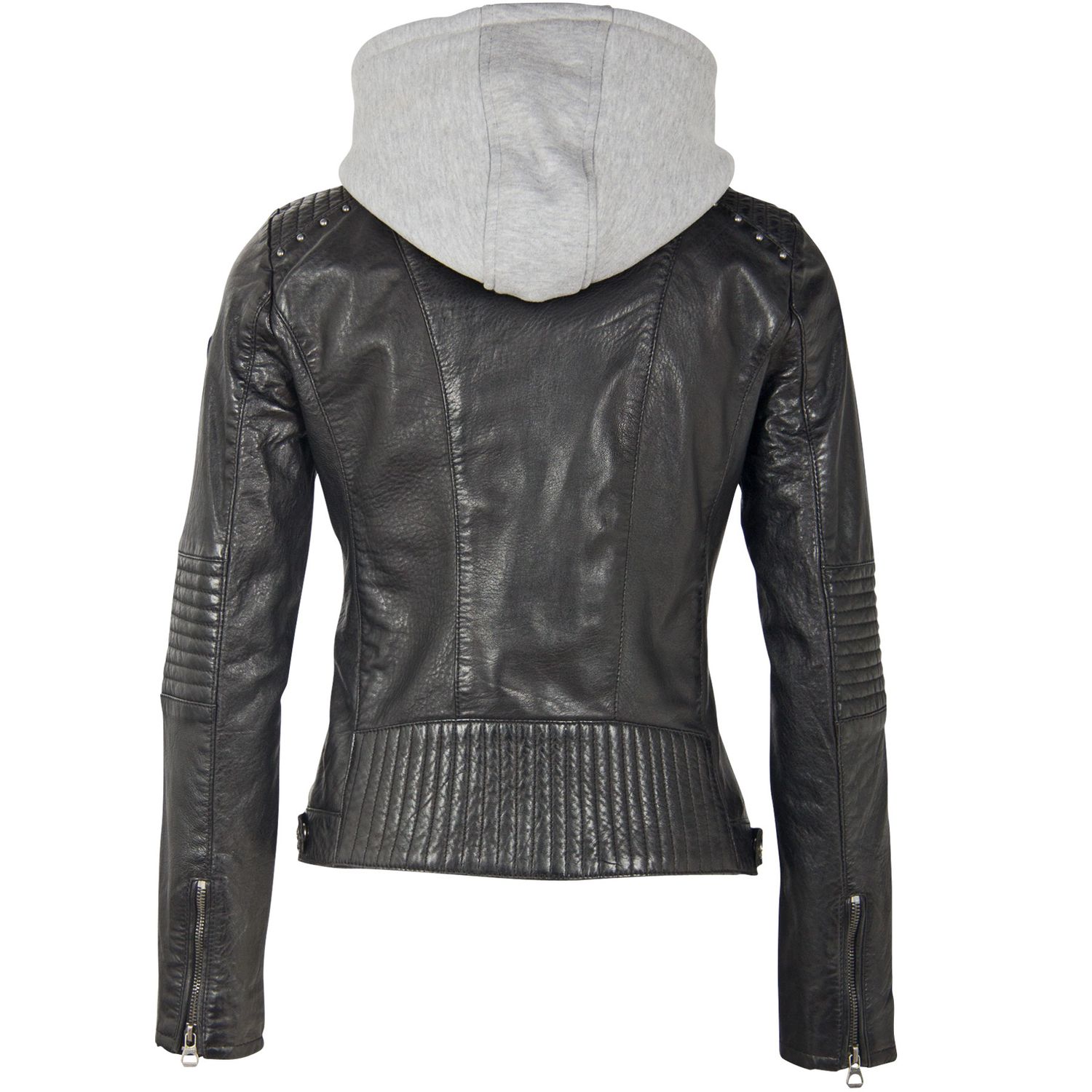 Geaca de Piele Naturala Dama Gipsy Neagra GGNilsa NZLV – IMBRACAMINTE